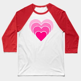 pink heart pattern Baseball T-Shirt